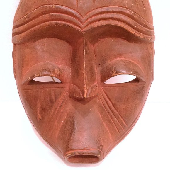 Vintage Wooden African Mask - Picture 9 of 11